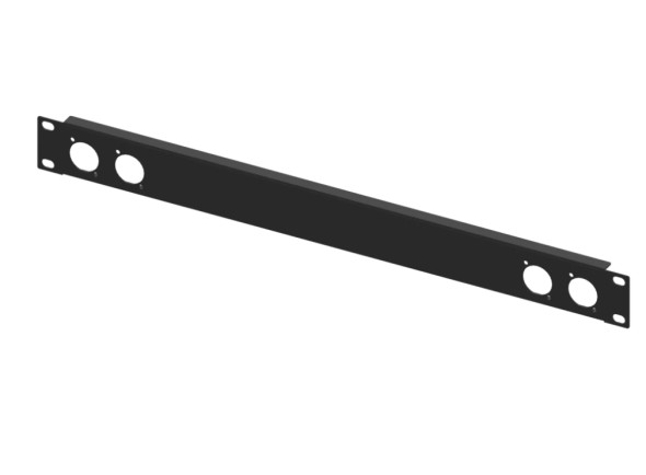 Santosom HARDWARE Rack Panel 1U, 4 D-Size (2+2) Santosom HARDWARE Rack Panel 1U, 4 D-Size (2+2)